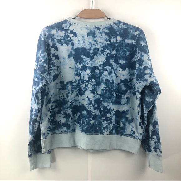 BCBGeneration Blue Tie Dye Sweatshirt XL - Picture 4 of 6